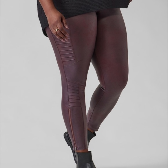 Athleta Delancey Gleam Moto Tight 3X Black NWT - Picture 6 of 7